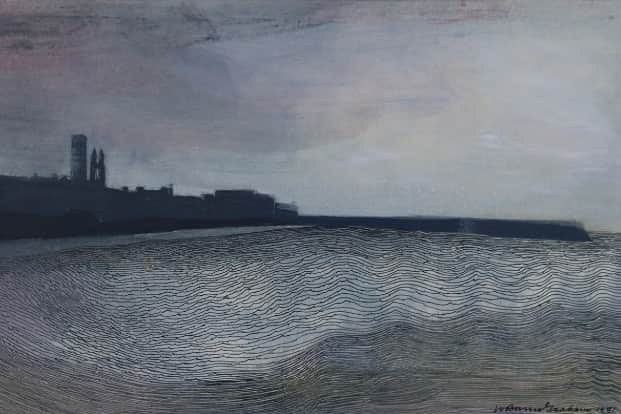 Detail from St Andrews November Afternoon, 1981, by Wilhelmina Barns-Graham