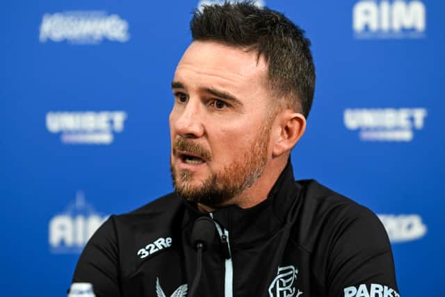 Barry Ferguson speaks to the media for the first time as Rangers manager.