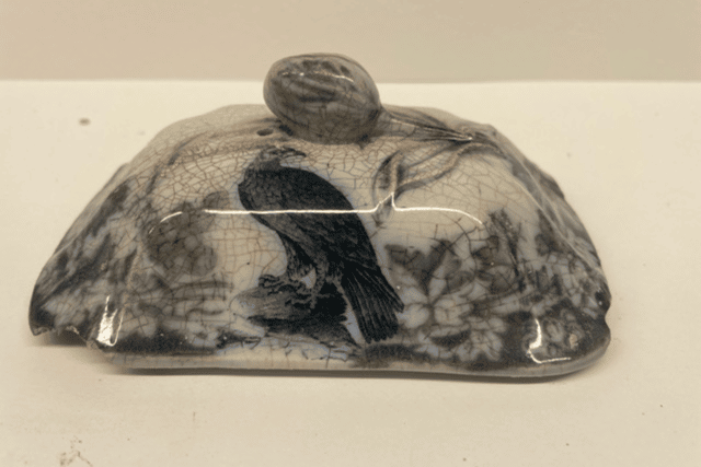 Precious cargo:  Another piece of Bell's Pottery retrieved from the 1859 wreck. PIC: Naomi Watson.