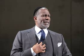 John Douglas Thompson playing Shylock in The Merchant Of Venice