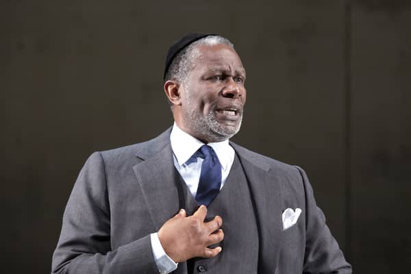 John Douglas Thompson playing Shylock in The Merchant Of Venice