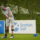 Martin Cairns in action during the inaugural Scottish Open for Golfers with a Disability at Cardrona last May  