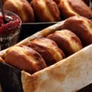 Pączki, Polish filled doughnuts, are the top treat served on Fat Thursday. 