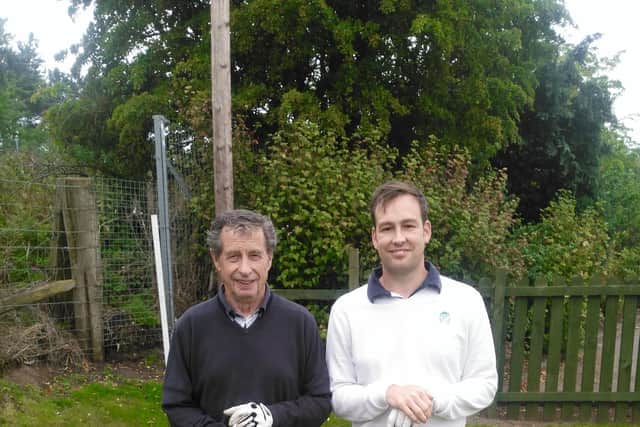 Ian Hutcheon faced his nephew, Chris, in the 2017 Monifieth Links club championship final. 