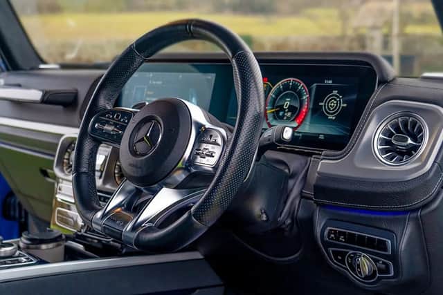 It might be a serious off-roader, but an AMG G-Wagen is still seriously luxurious inside