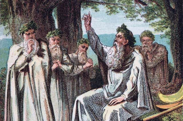 Druids were a shared feature of ancient Celtic culture that has been revived in more recent times (Picture: Joseph Martin Kronheim, 1868)