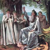 Druids were a shared feature of ancient Celtic culture that has been revived in more recent times (Picture: Joseph Martin Kronheim, 1868)