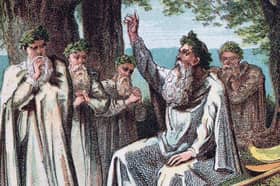 Druids were a shared feature of ancient Celtic culture that has been revived in more recent times (Picture: Joseph Martin Kronheim, 1868)