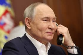 Vladimir Putin is trying to sow distrust and division in the hope of picking Western democracies apart, piece by piece (Picture: Alexander Kazakov)