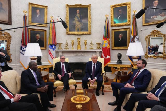 The pair were joined by US Vice President JD Vance and UK Foreign Secretary David Lammy