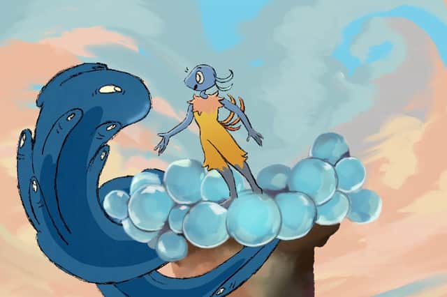 A still from Scottish Opera's award-winning animated film, Josefine