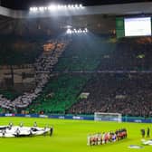 Celtic and Young Boys players line up ahead of their Champions League match last month. (Photo by Ross Parker / SNS Group)