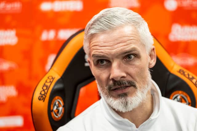 Dundee United and their manager Jim Goodwin still feel aggrieved about some of the decisions during the defeat by Hibs.