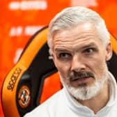 Dundee United and their manager Jim Goodwin still feel aggrieved about some of the decisions during the defeat by Hibs.