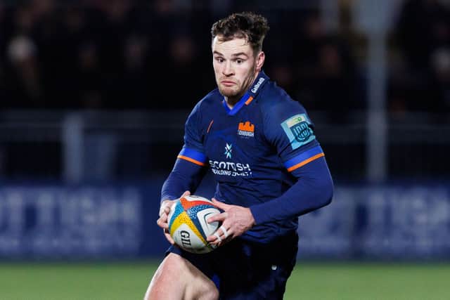 Edinburgh's Matt Currie scored three tries in the win over Munster.