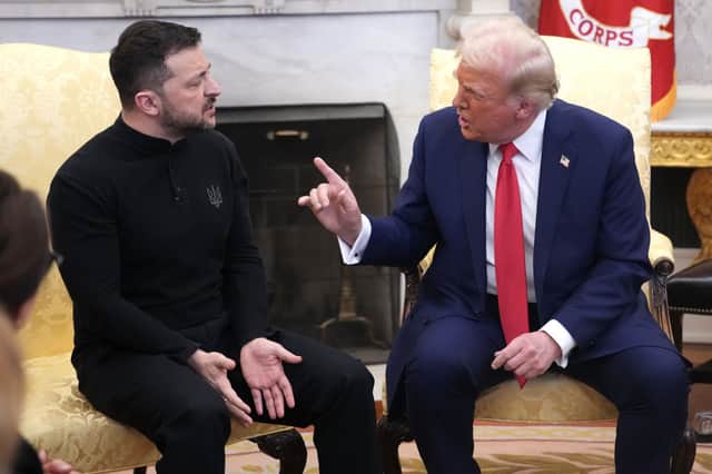 President Zelensky and US President Donald Trump’s meeting in the Oval Office on Friday.