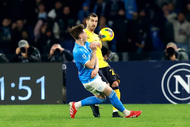 Scotland internationalist Billy Gilmour was a surprise starter for Napoli.