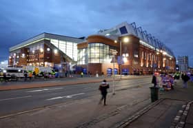 Ibrox Stadium in Glasgow