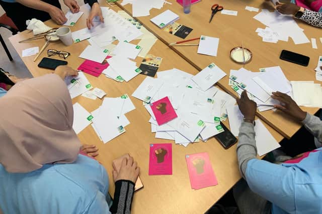 Members of the Women Together group of refugees in Glasgow take part in educational programmes and other activities design to improve their wellbeing
