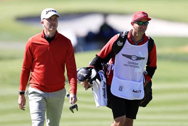 Kevin McAlpine, right and pictured caddying for compatriot Martin Laird on the PGA Tour, is being honoured through the staging of a new mid-amateur event 