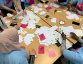 Members of the Women Together group of refugees in Glasgow take part in educational programmes and other activities design to improve their wellbeing
