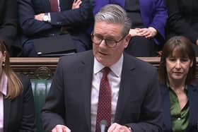 Keir Starmer addressed MPs after Sunday's summit