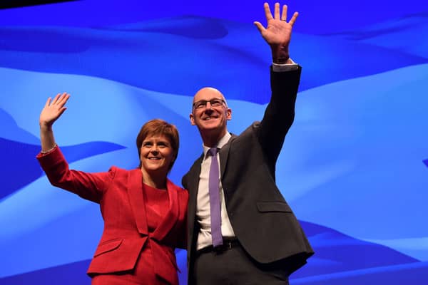 John Swinney and Nicola Sturgeon promised to cut the educational attainment gap between rich and poor. Instead, it has got bigger (Picture: Andy Buchanan)