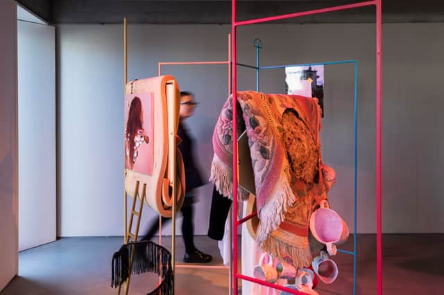 Installation view of work by Philippa Brown atJerwood Survey III, Collective, Edinburgh