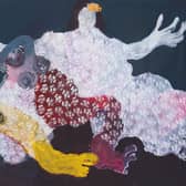 Detail from Embraced and Protected in You by Portia Zvavahera