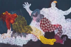 Detail from Embraced and Protected in You by Portia Zvavahera