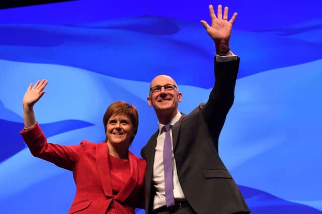 John Swinney and Nicola Sturgeon promised to cut the educational attainment gap between rich and poor. Instead, it has got bigger (Picture: Andy Buchanan)