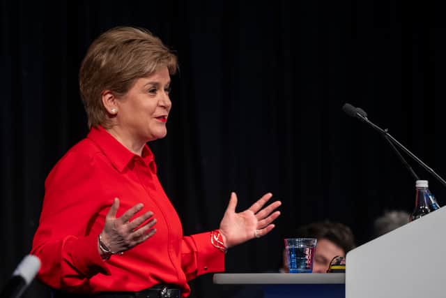 Former first minister Nicola Sturgeon.