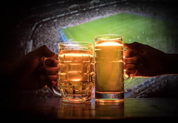 The sale of alcohol within football grounds is prohibited