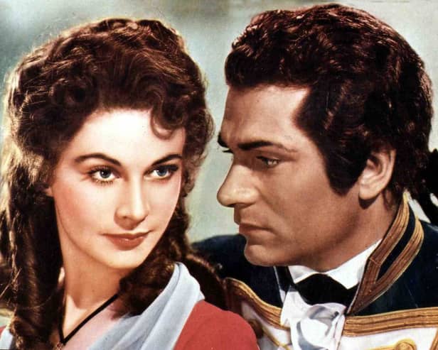 Vivien Leigh and Sir Laurence Olivier, pictured here in That Hamilton Woman in 1941.