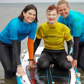 Scottish Surfing has worked in partnership with Inclusive Surfing Scotland, SurfABLE and The Wave Project to deliver adaptive and para come and try surf sessions.