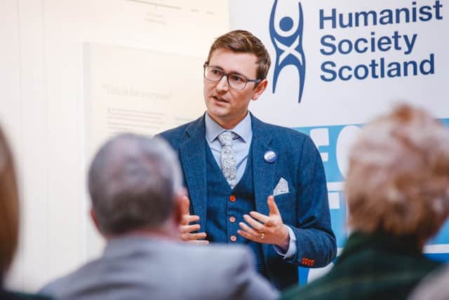 Fraser Sutherland, CEO of the Humanist Society Scotland