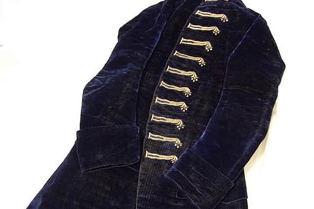 A uniform of the East India Company. Many of objects at Montrose Museum were donated by those who worked for the organisation and lived in the town. PIC: AngusAlive