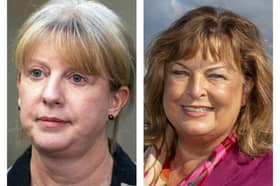 (Left to right): Finance Secretary Shona Robison and Transport Secretary Fiona Hyslop will both retire from Holyrood next year