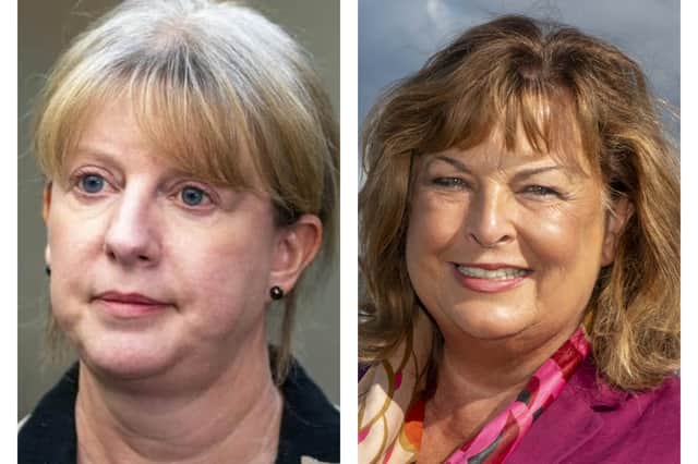 Finance Secretary Shona Robison and Transport Secretary Fiona Hyslop.
