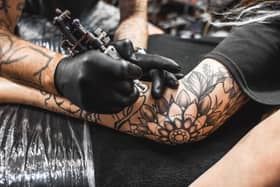 Tattoo on leg