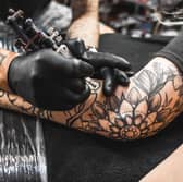 Tattoo on leg
