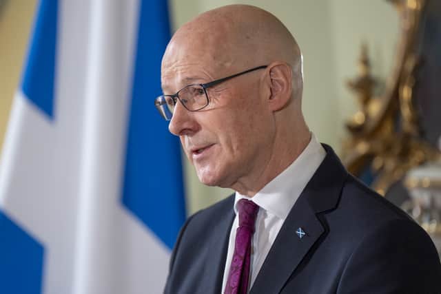 First Minister John Swinney