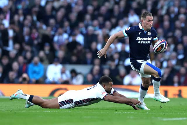 Scotland will be trying to get the ball into the hands of Duhan van der Merwe as much as possible.