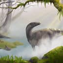 An artist's impression of the Elgol Dinosaur by Maija Karala.