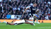 Scotland will be trying to get the ball into the hands of Duhan van der Merwe as much as possible.