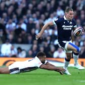 Scotland will be trying to get the ball into the hands of Duhan van der Merwe as much as possible.