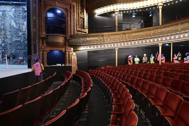 The seats from the theatre's auditorium have been kept.