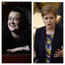 (Left to right): Comedian Ashley Storrie alongside former first minister Nicola Sturgeon