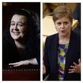 (Left to right): Comedian Ashley Storrie alongside former first minister Nicola Sturgeon