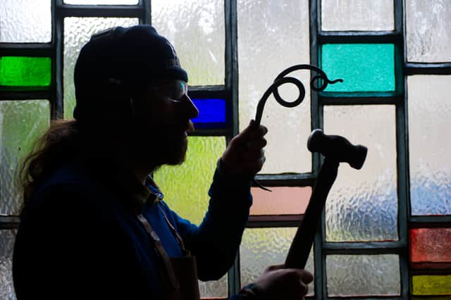 Craig Easton, Historic Environment Scotland craft fellow blacksmith